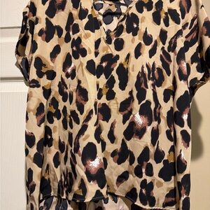 Ladies, animal, print blouse, super soft, lightweight material ￼